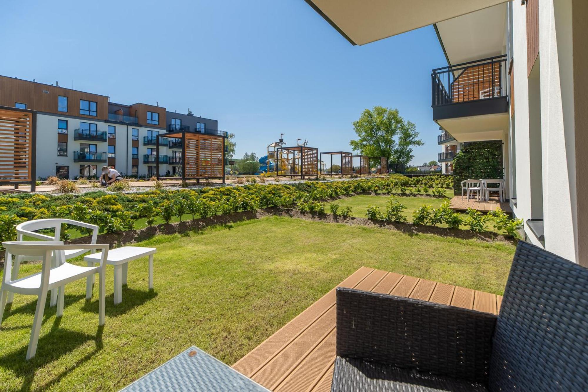 Bel Mare Lux Apartment B105 With Patio Garden By Noclegi Renters Мендзиздроє Екстер'єр фото